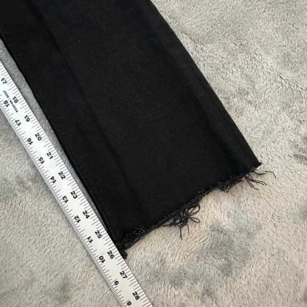 Everlane Black Jeans Crop Straight Boot Women's size 27 4 High Rise